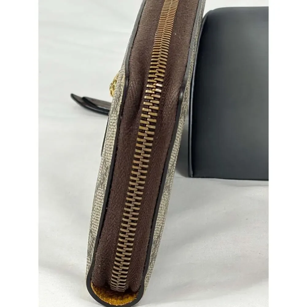 Gucci Neo Vintage GG Supreme Monogram Zip Around Wallet SPB JA-364253 - Picture 5 of 12